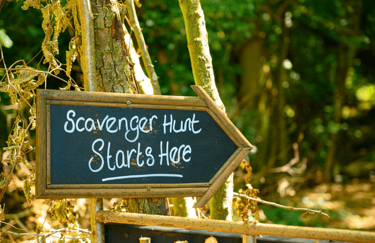 You can host a scavenger hunt for a halloween promotion to lead people to your location.