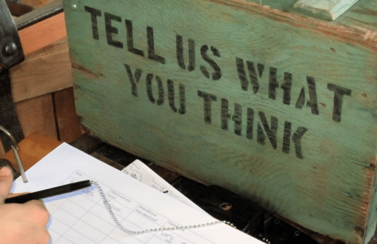 One way your small business can compete with big businesses is by collecting and implementing customer feedback.