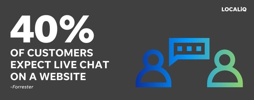 web chat - customer expect web chat stat callout