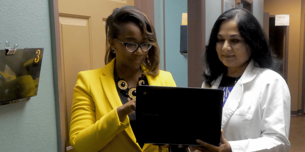 Khalilah Filmore and MEDkeen Solutions help medical professionals run their practices.