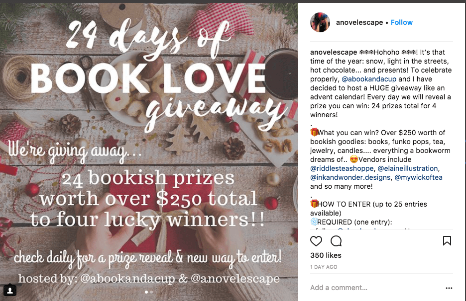 12 Holiday Instagram Giveaway Ideas & Examples