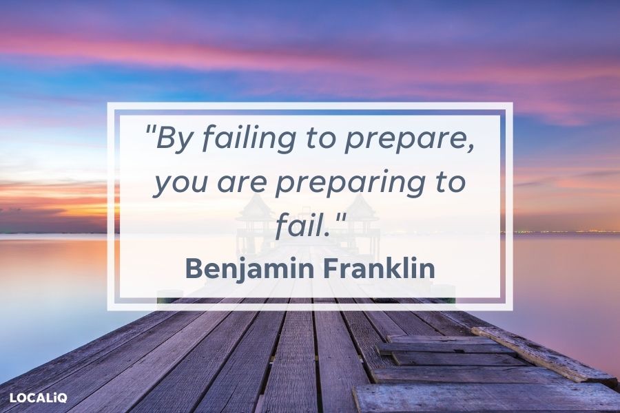 inspirational business quotes - motivational quote about preparedness