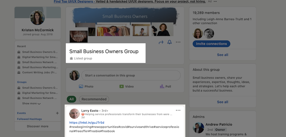 how to get free advertising on google social media groups
