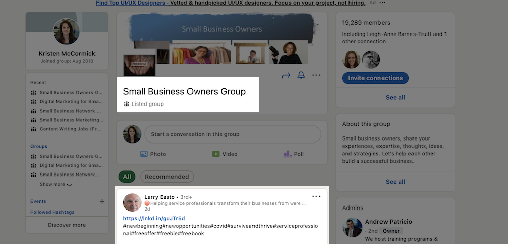  cómo obtener publicidad gratuita en grupos de redes sociales de Google