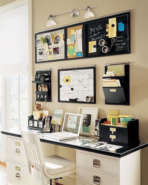 overwhelmed business owner - organized workspace