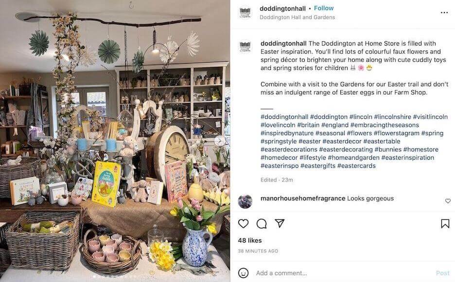 easter marketing ideas - decorate business location for easter example