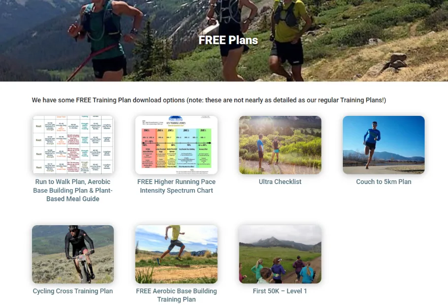 how to get more traffic- downloadable running plans.
