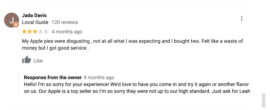 happy customer idea - respond to reviews