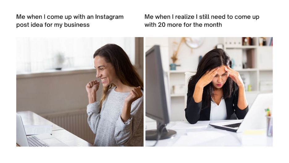 instagram post ideas meme