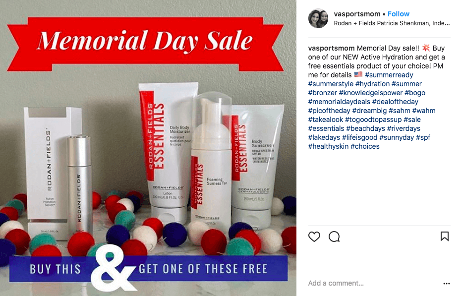 memorial day social media ideas - vasports mom