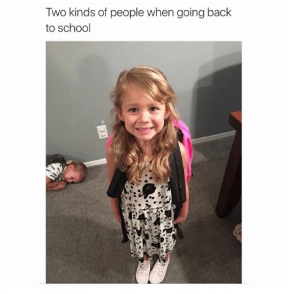 back-to-school campaigns - two types of kids when it comes time for school