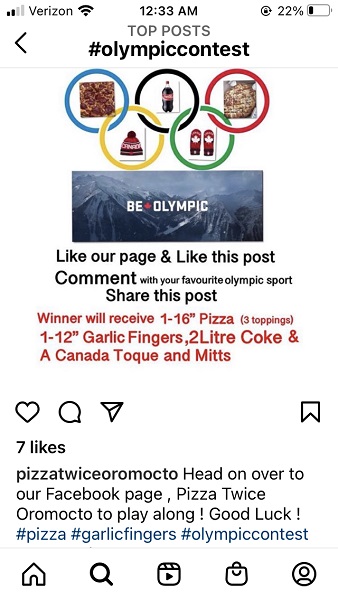 olympic marketing ideas - olympic hashtag