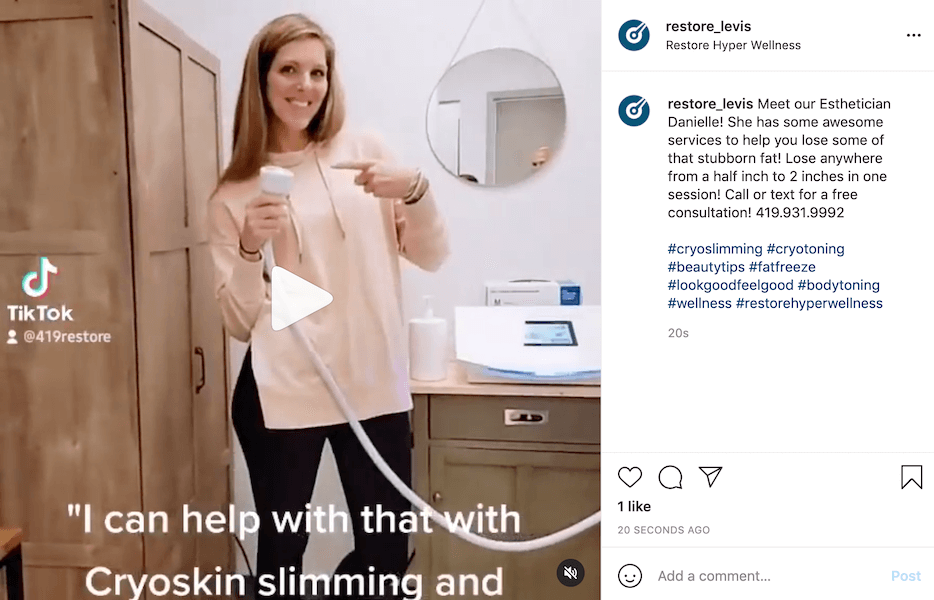 health and wellness instagram captions - product demo