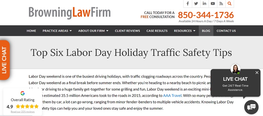 labor day marketing ideas - small business labor day tip;s blog post example