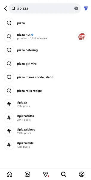 social media stats - fun facts instagram hashtag pizza