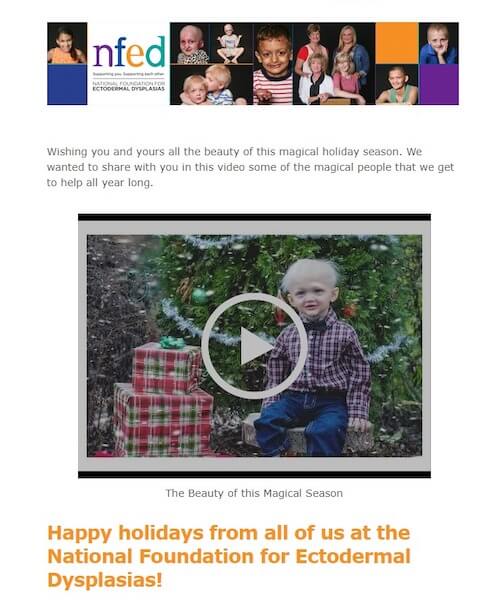 add your holiday videos to email marketing