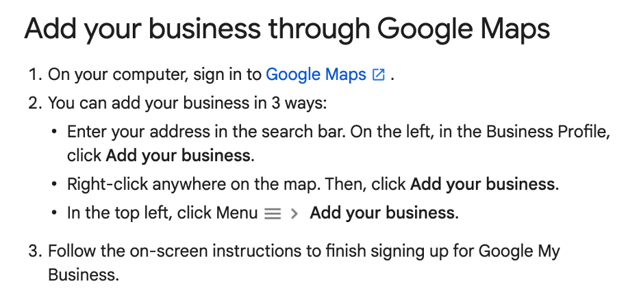 google business profile - how to add a business profile to google