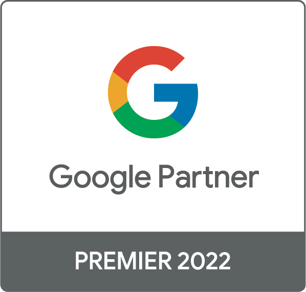 2022 google premier partner badge for localiq