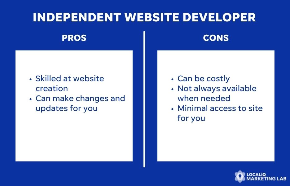 pros and cons for web developer