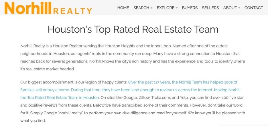 spring real estate marketing ideas - business description example from houston real estate agency