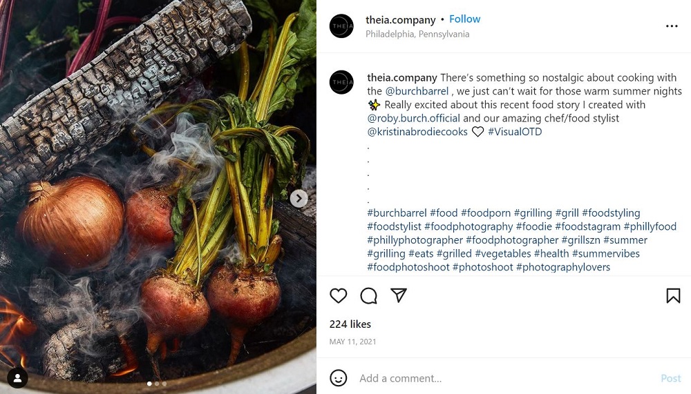 may social media holidays - example of instagram post using may hashtags