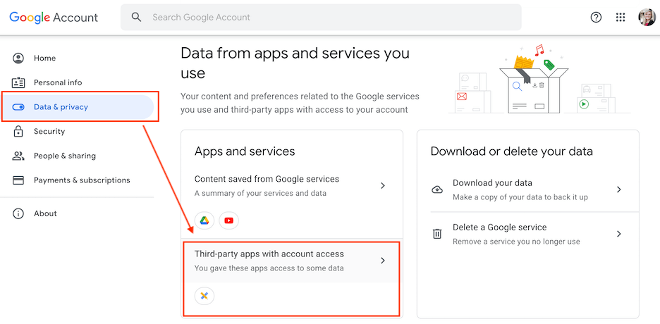 how to check what apps are connected to your google business profile