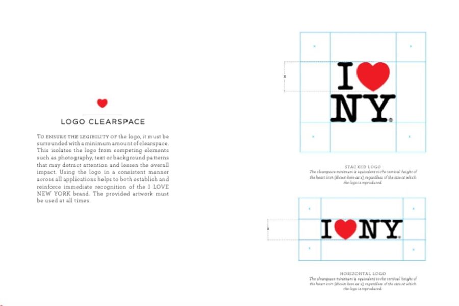 small business brand kit - i love new york brand guidelines for logo use