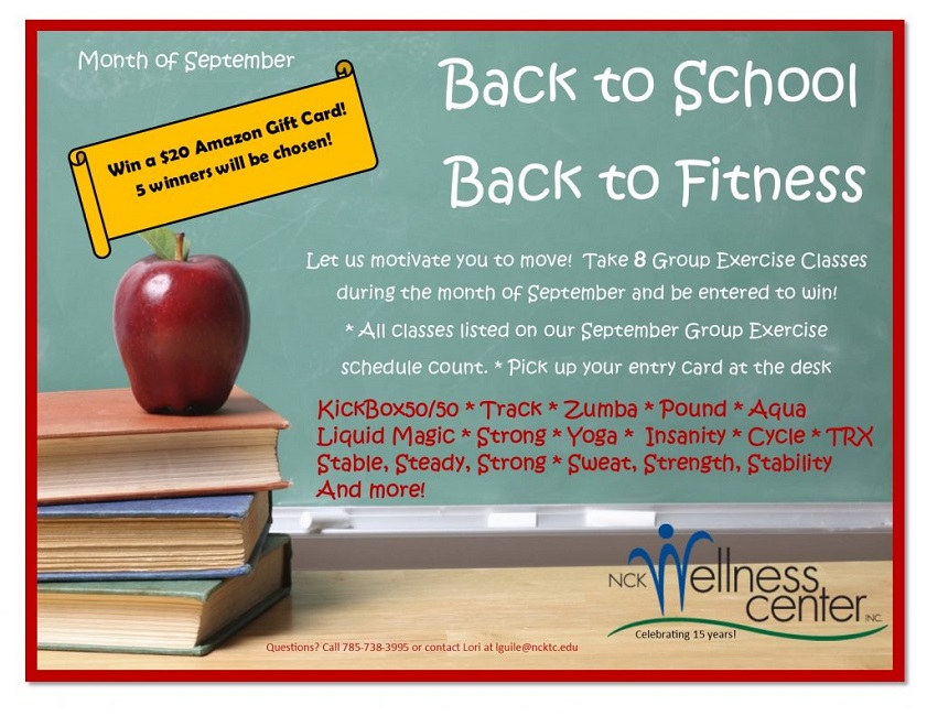 summer marketing ideas - back to school fitness promotion example