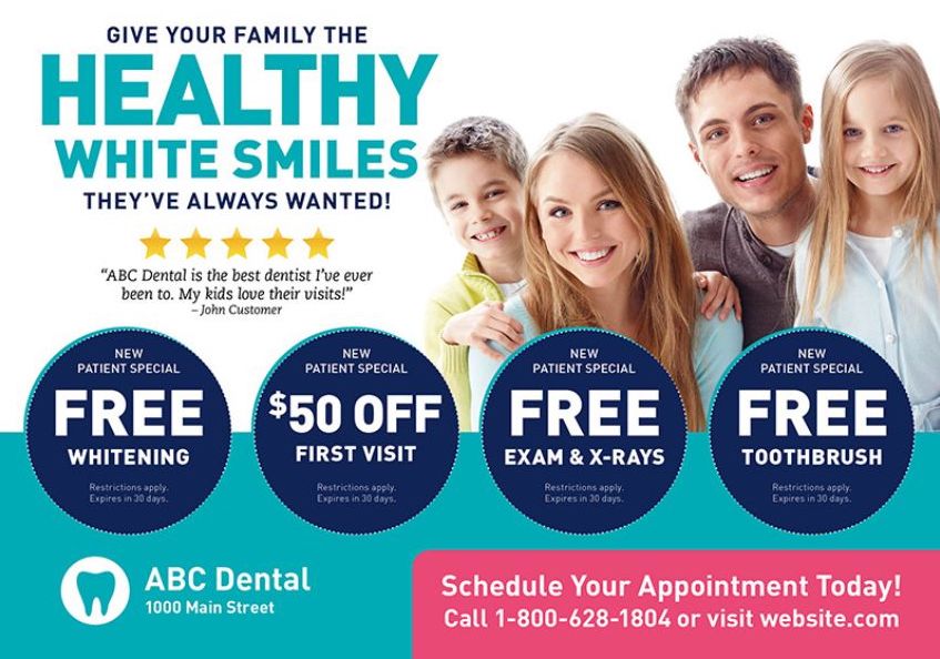 dental direct mail example