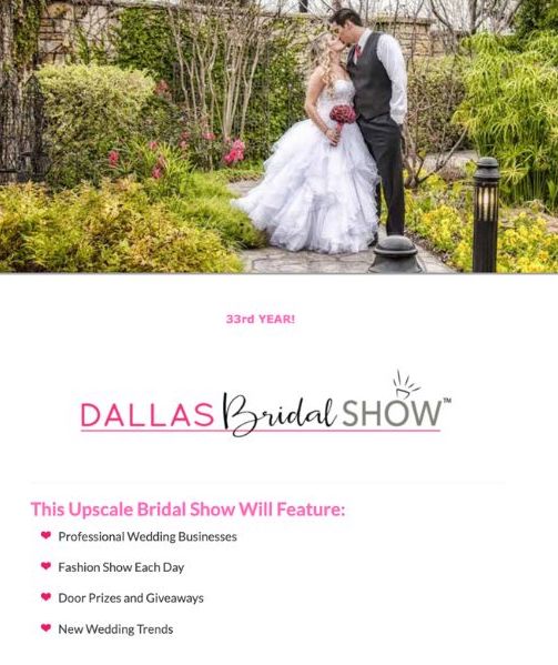 wedding marketing - dallas bridal fair