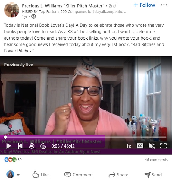 august social media holidays - book lovers day linkedin post