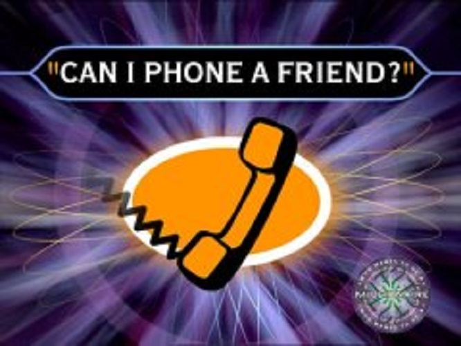 customer testimonial videos - phone a friend meme