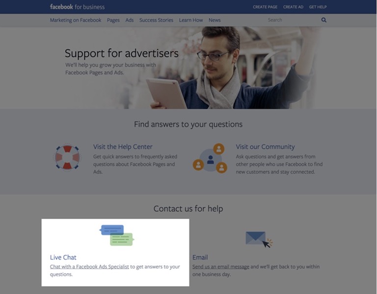 How to Contact Facebook Support?, Chat, Email