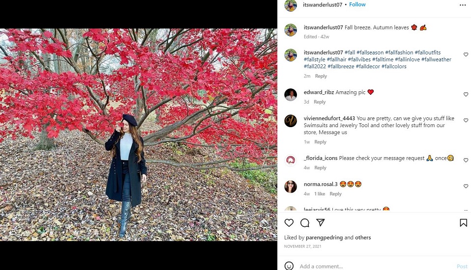 cute fall instagram captions - personal branding fall instagram post