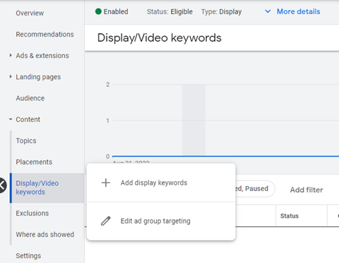 how to do keyword research for ppc - display ppc keyword example in google ads