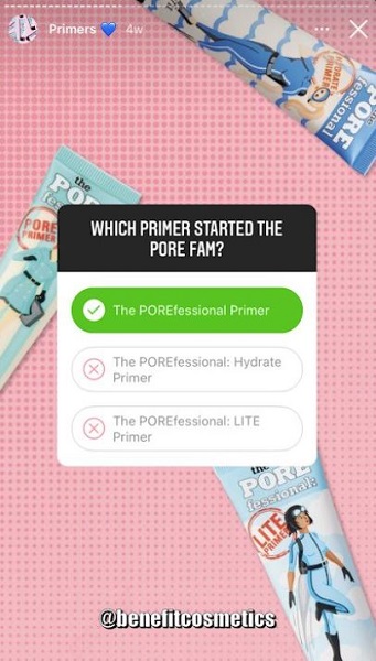 instagram story ideas - example of story trivia