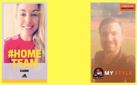 snapchat ads format - filters example