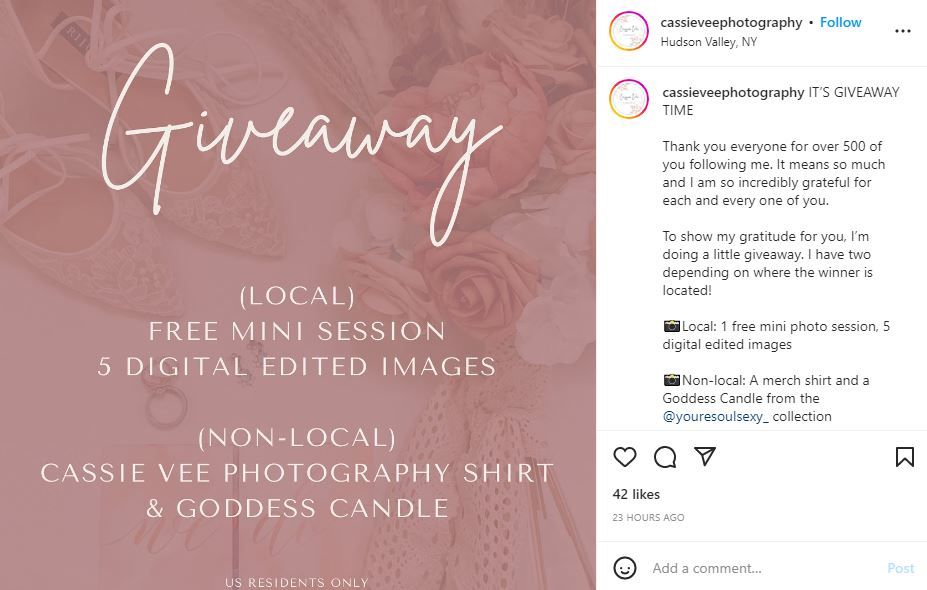 12 Holiday Instagram Giveaway Ideas & Examples