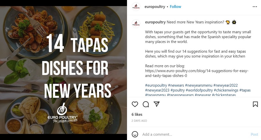 new years social media posts - recipe example