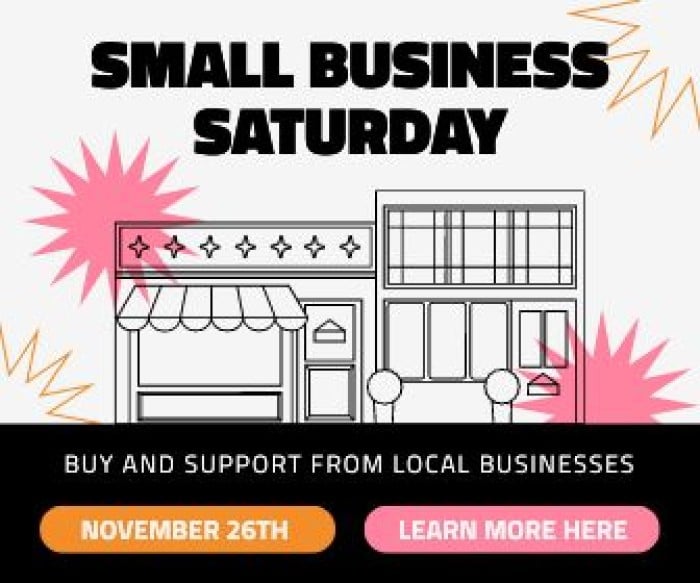 Small Business Saturdays! (Raffles! Workshops! Freebies