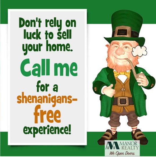 funny st. patrick's day phrases - funny st. patrick's day real estate marketing example