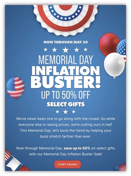 memorial day subject lines - email subject lines for memorial day sale