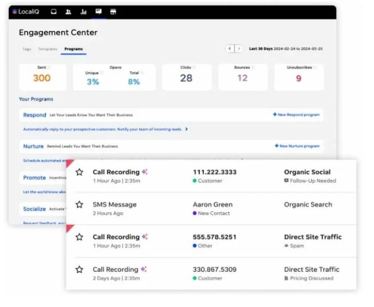 Home services benchmarks -Dash