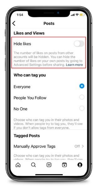 how to hide likes for others users on instagram for your smartphone