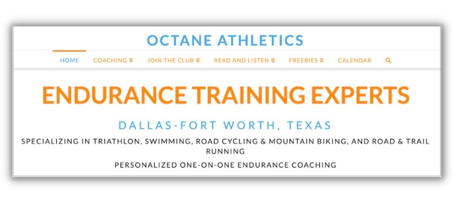 niche market - add for Octane Athletics