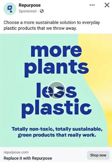 facebook video ad strong call to action example