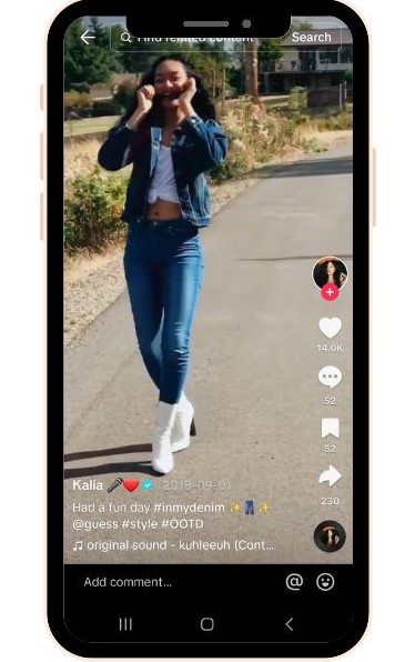 get more followers on tiktok - tiktok from guess's in my denim campaign