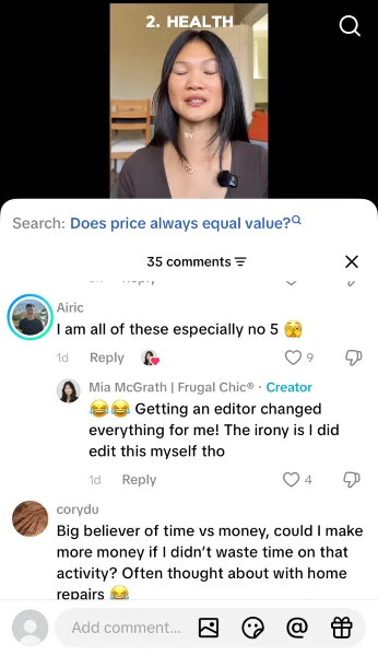 How to get tiktok followers - Reply examples