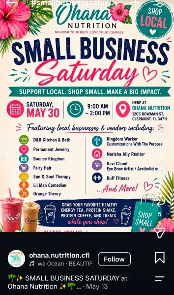 Small Business Saturday - collaborative marketing