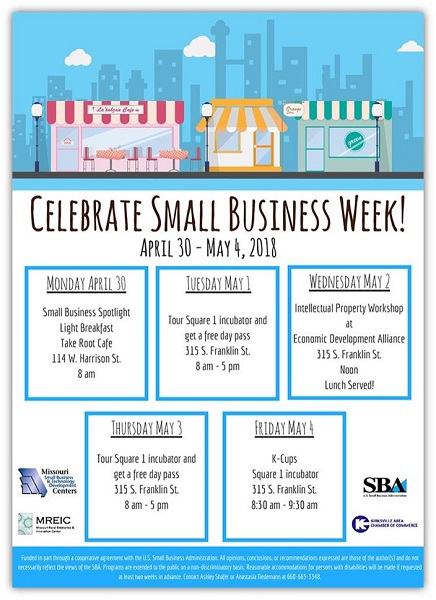 april newsletter ideas - small business week newsletter example